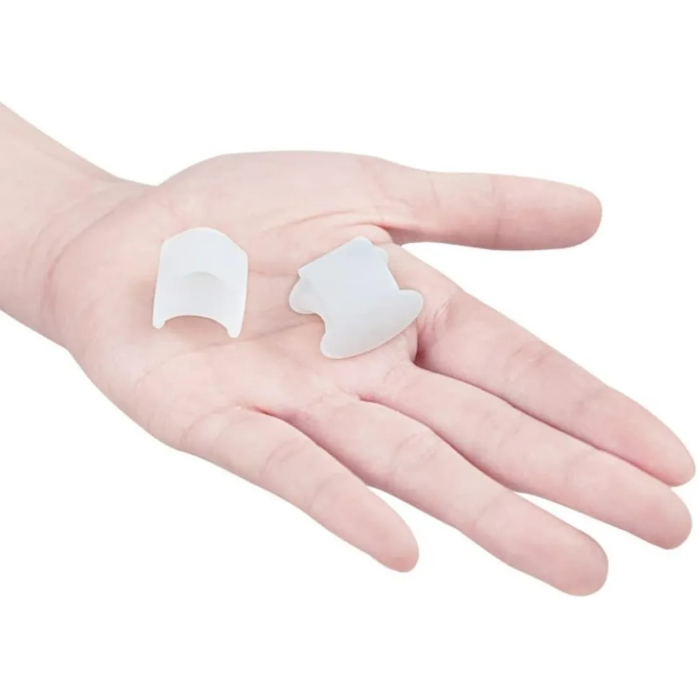 Yoga Toe Separator - ที่แยกนิ้วเท้าซิลิโคน 2 ชิ้น อุปกรณ์ดูแลนิ้วเท้า เจลป้องกันนิ้วเท้า แก้ไขนิ้วหัวแม่เท้าเอียง