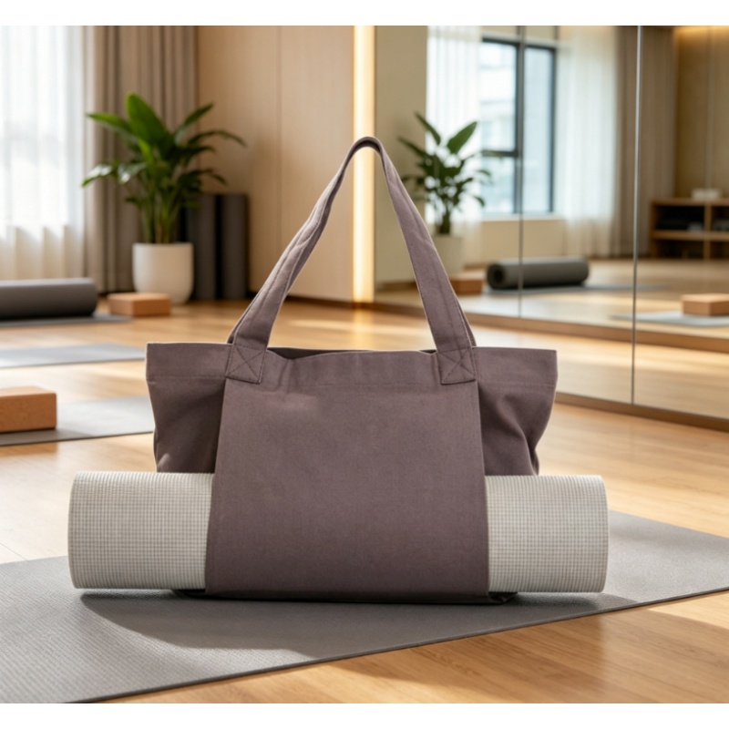 Yoga Fitness Tote - 1 ชิ้น กระเป๋าโยคะ กระเป๋าใส่เสื่อโยคะ ความจุขนาดใหญ่ กระเป๋าผ้าใบพกพาสำหรับฟิตเนส