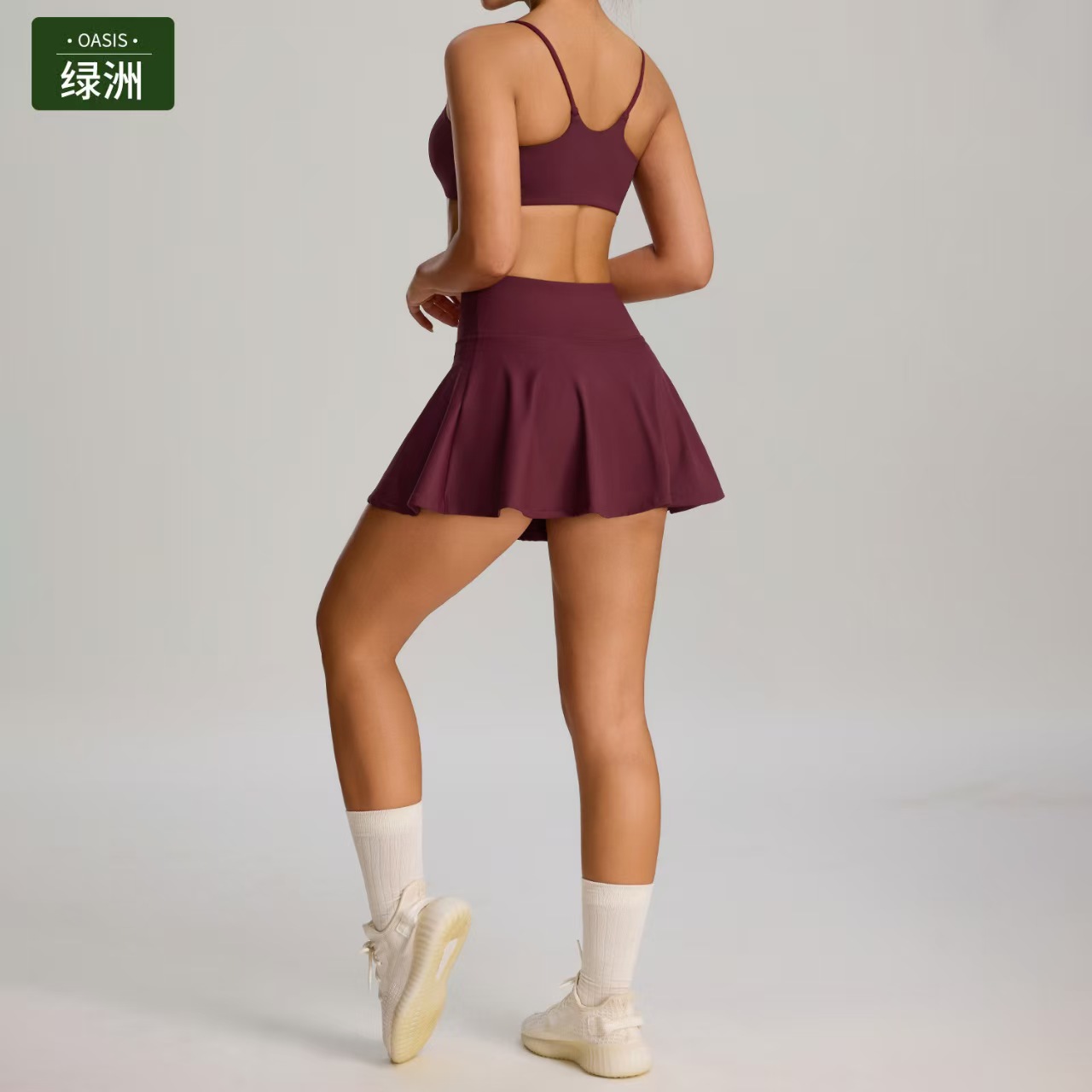 ชุดกีฬาเทนนิสกลางแจ้งแบบใหม่ ช - Yoga Fitness Dress บทวิจารณ์และราคา