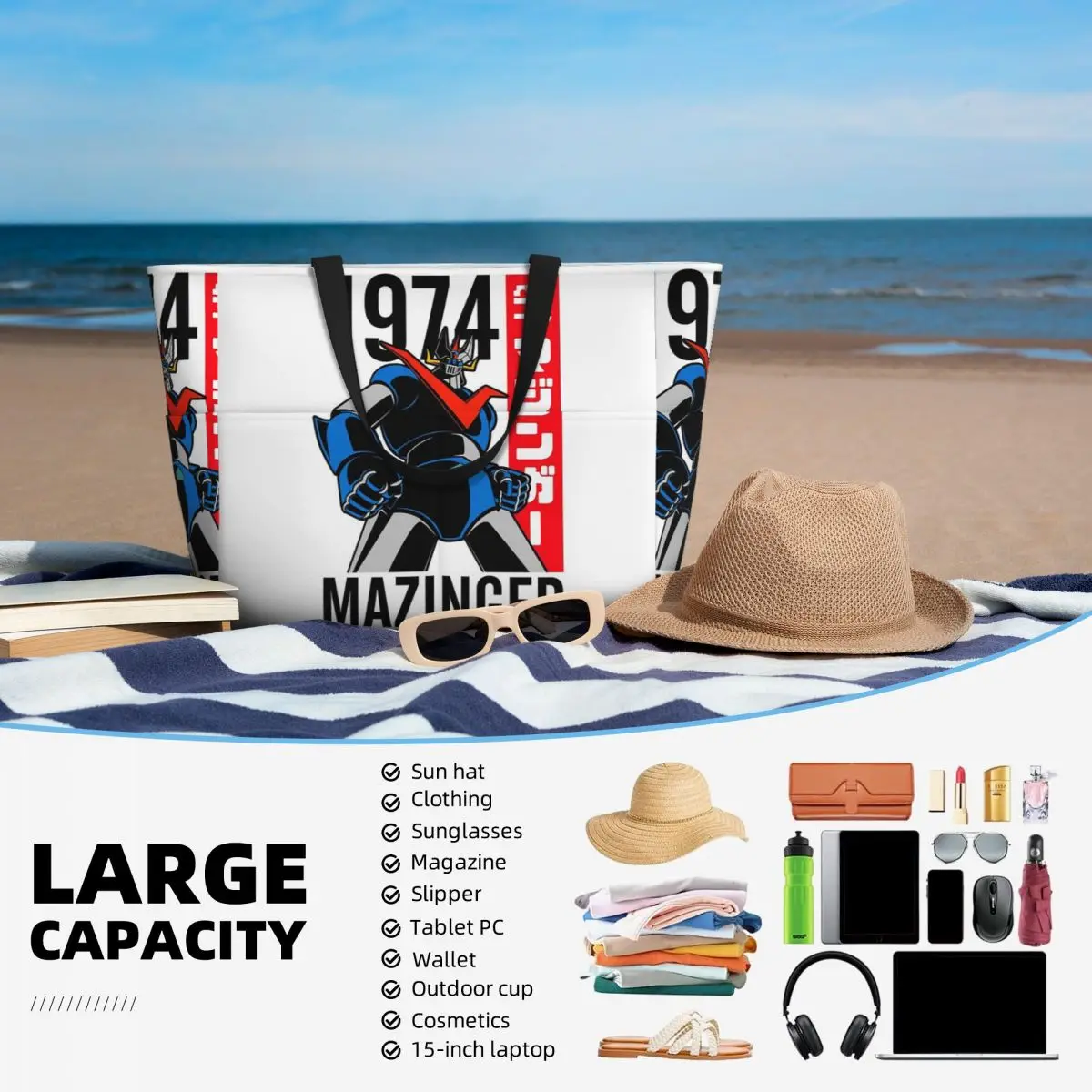 กระเป๋าโท้ทลายมาซิงเกอร์ แซด ห - Yoga Fitness Tote บทวิจารณ์และราคา