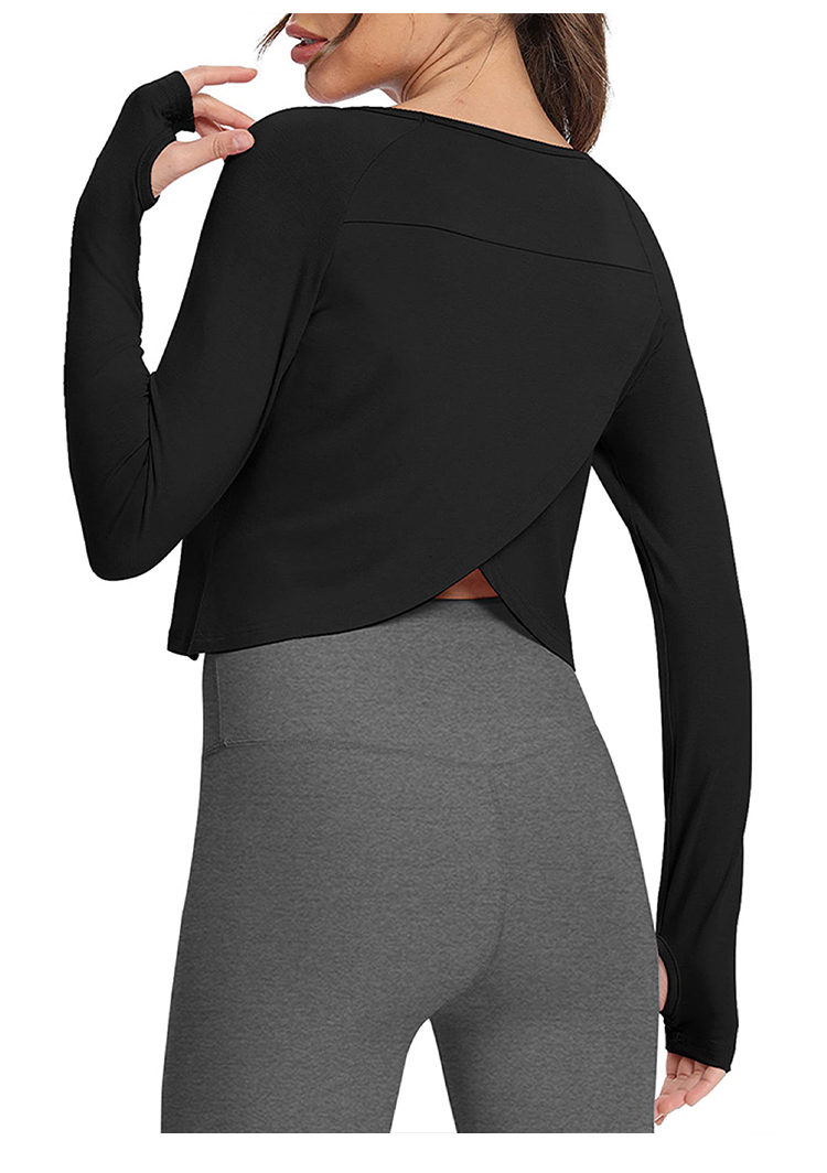 เสื้อกีฬาแขนยาวสำหรับผู้หญิง แ - Yoga & Fitness With Denise บทวิจารณ์และราคา