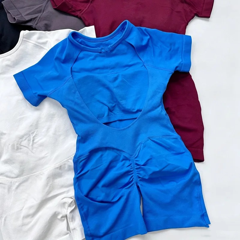 ชุดวันพีซสำหรับผู้หญิง แขนสั้น - Yoga Fitness Dress บทวิจารณ์และราคา