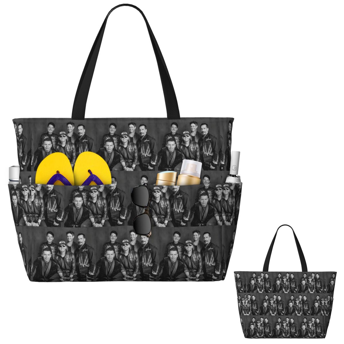 กระเป๋าโท้ทลายวงดนตรี New Kids - Yoga Fitness Tote บทวิจารณ์และราคา