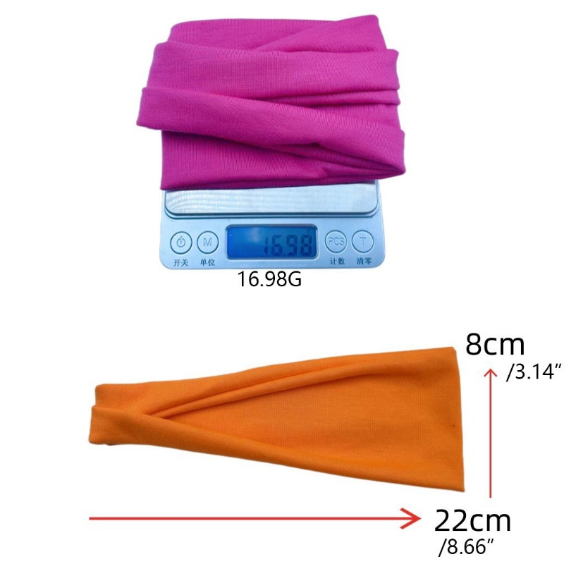 ผ้าพันคอกีฬาดูดซับเหงื่อสีบริส - Yoga Fitness Band บทวิจารณ์และราคา