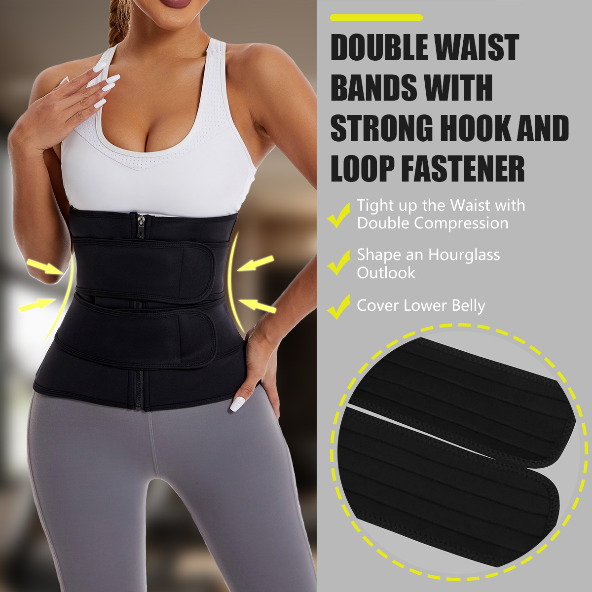 เข็มขัดรัดเอวสำหรับผู้หญิง สาย - Waist Trainer Women บทวิจารณ์และราคา