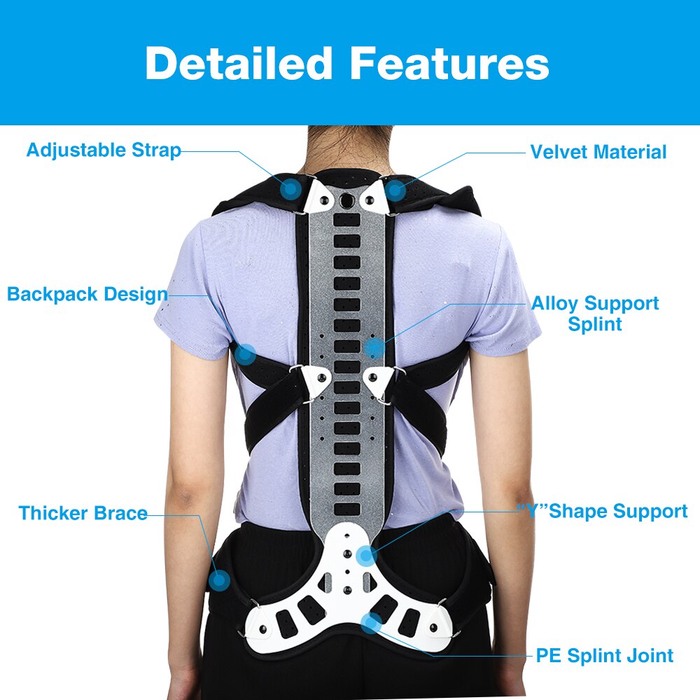 อุปกรณ์พยุงหลังแก้ไขท่าทางหลัง - Posture Corrector Back บทวิจารณ์และราคา