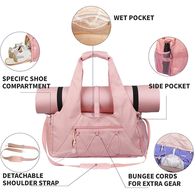 กระเป๋าใส่เสื่อโยคะ กระเป๋าฟิต - Yoga Fitness Tote บทวิจารณ์และราคา