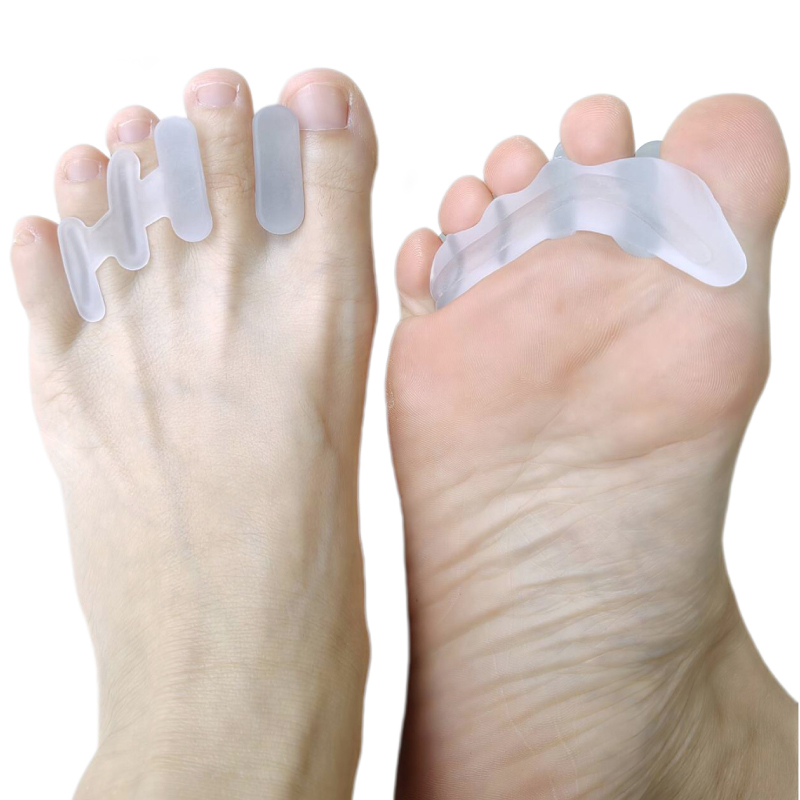 1คู่ป้องกันนิ้วเท้าที่แยกนิ้วเ - Yoga Toe Separator บทวิจารณ์และราคา
