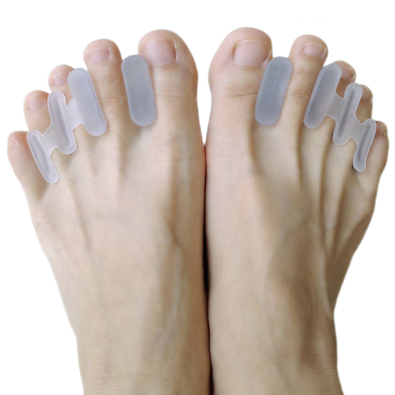1คู่ป้องกันนิ้วเท้าที่แยกนิ้วเ - Yoga Toe Separator บทวิจารณ์และราคา