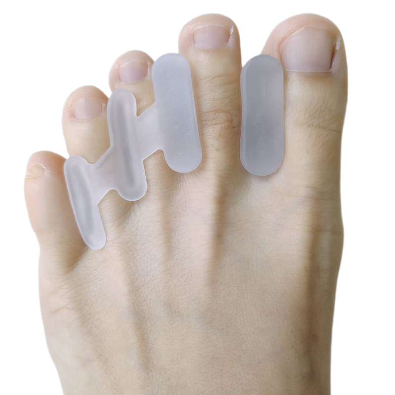 1คู่ป้องกันนิ้วเท้าที่แยกนิ้วเ - Yoga Toe Separator บทวิจารณ์และราคา