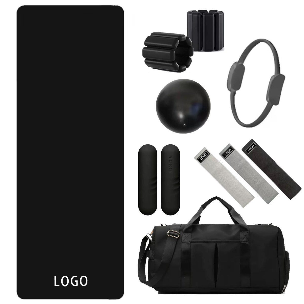 ชุดอุปกรณ์ออกกำลังกายพร้อมโลโก - Yoga Fitness Band บทวิจารณ์และราคา