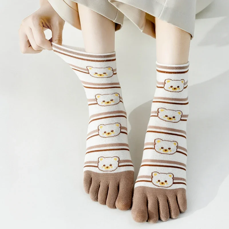 5 คู่ห้านิ้วถุงเท้าผู้หญิงโยคะ - Yoga Toe Separator บทวิจารณ์และราคา