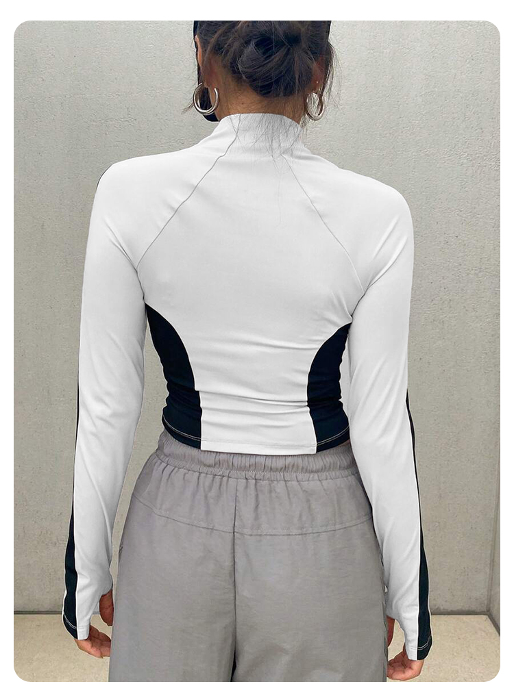 เสื้อโยคะคอตั้ง แจ็คเก็ตสำหรับ - Yoga In Fitness บทวิจารณ์และราคา