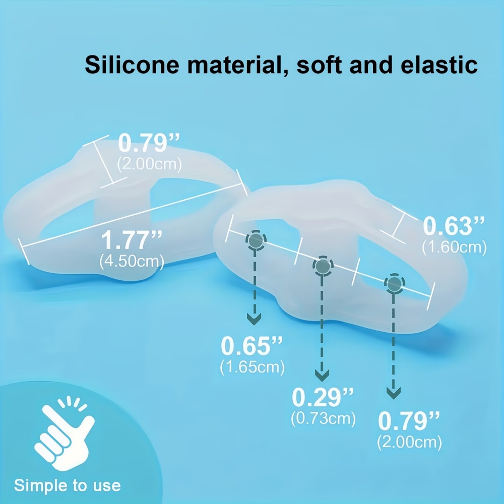 ที่แยกนิ้วเท้าซิลิโคนแบบนุ่ม 9 - Yoga Toe Separator บทวิจารณ์และราคา