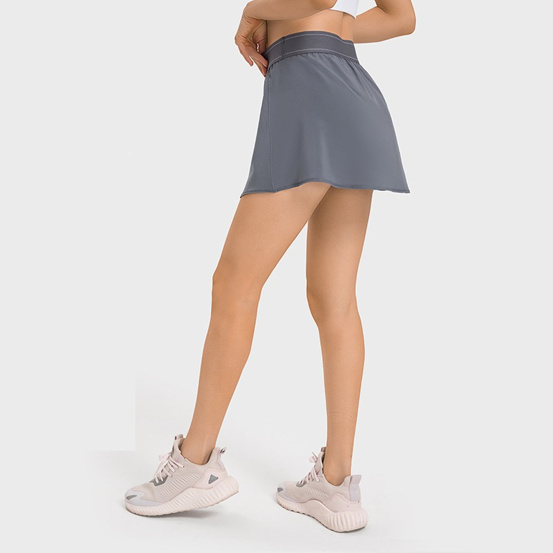 ผู้หญิง2 In 1กระโปรงเทนนิส Qui - Yoga Fitness Dress บทวิจารณ์และราคา