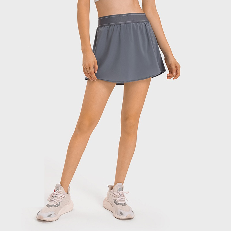 ผู้หญิง2 In 1กระโปรงเทนนิส Qui - Yoga Fitness Dress บทวิจารณ์และราคา