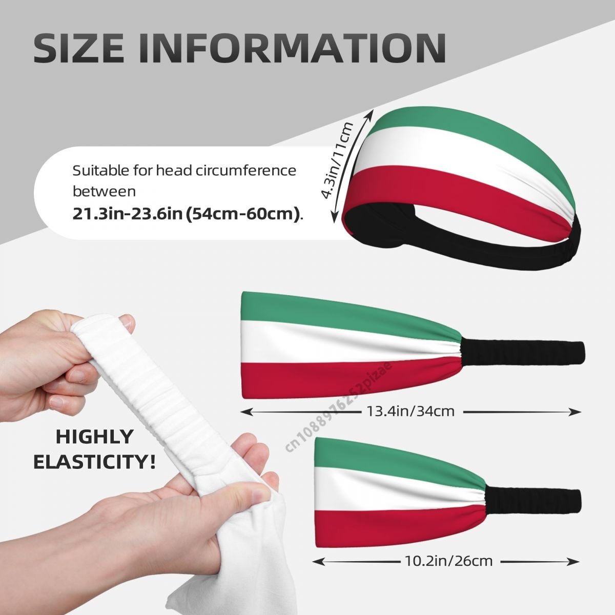 ธงชาติกูเวต ผ้าคาดผมยางยืดสำหร - Yoga Fitness Band บทวิจารณ์และราคา