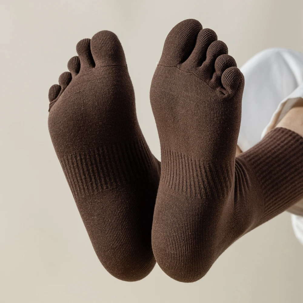 ถุงเท้าผู้ชาย6คู่พร้อมนิ้วมือแ - Yoga Toe Separator บทวิจารณ์และราคา