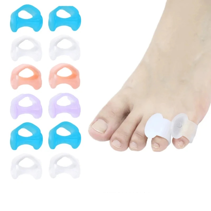 1-4 คู่ ตัวแยกนิ้วเท้าซิลิโคน  - Yoga Toe Separator บทวิจารณ์และราคา