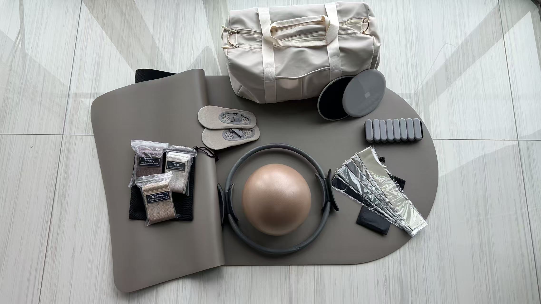 ชุดอุปกรณ์ออกกำลังกายที่บ้าน โ - Yoga Fitness Set บทวิจารณ์และราคา