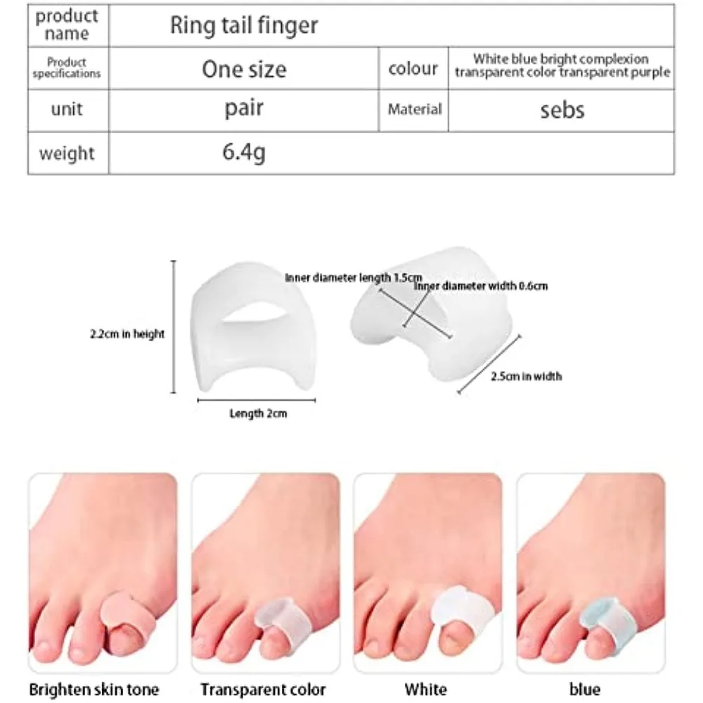 ที่แยกนิ้วเท้าซิลิโคน 2 ชิ้น อ - Yoga Toe Separator บทวิจารณ์และราคา