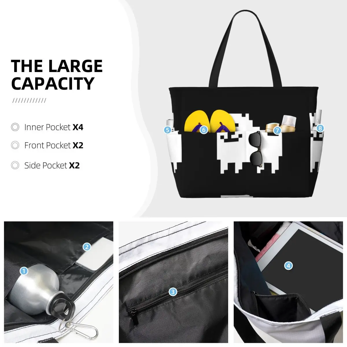 Undertale Annoying Dog Beach T - Yoga Fitness Tote บทวิจารณ์และราคา