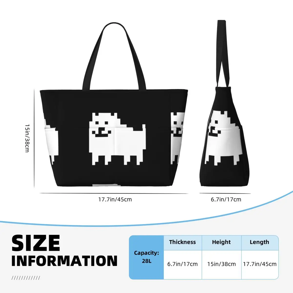Undertale Annoying Dog Beach T - Yoga Fitness Tote บทวิจารณ์และราคา