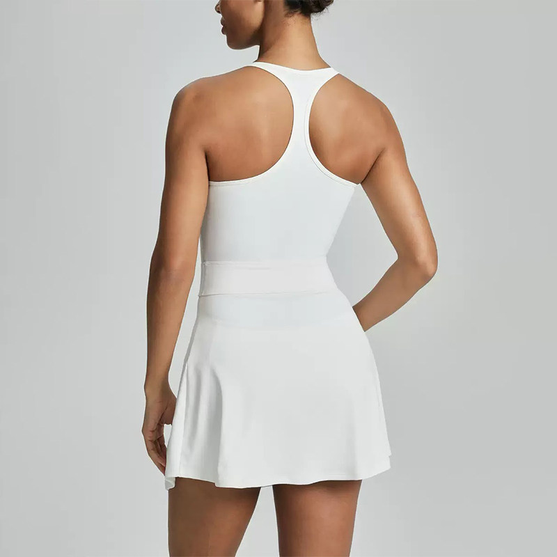 กระโปรงกีฬาสีตัดกันแบบใหม่สำหร - Yoga Fitness Dress บทวิจารณ์และราคา