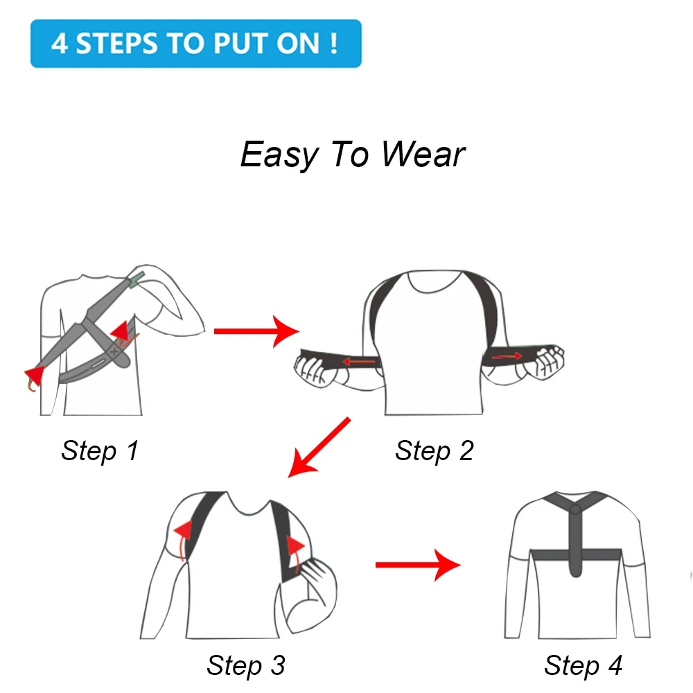 กลับเข็มขัดแก้ไขท่าทางหลังค่อม - Posture Corrector Back บทวิจารณ์และราคา
