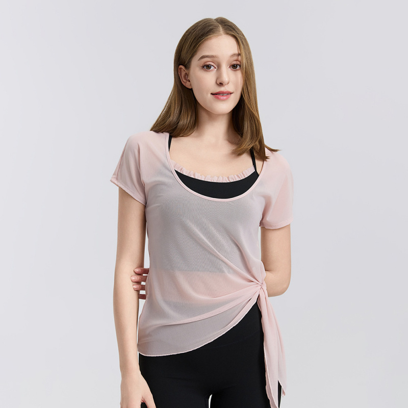 ชุดเสื้อยืดโยคะและสปอร์ตบรา Sh - Yoga Fitness Set บทวิจารณ์และราคา