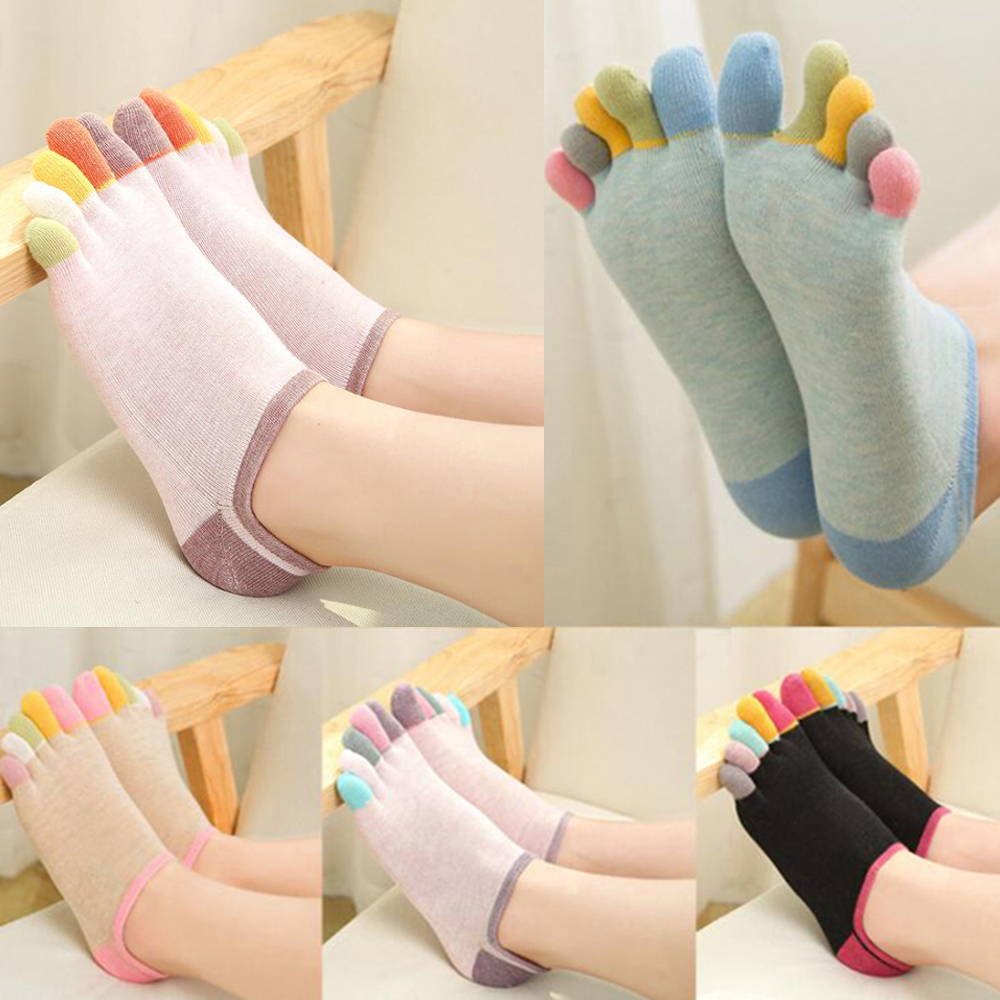1/5 คู่ถุงเท้ากีฬาสำหรับผู้หญิ - Yoga Toe Separator บทวิจารณ์และราคา