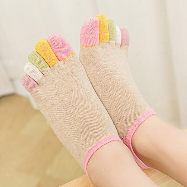 1/5 คู่ถุงเท้ากีฬาสำหรับผู้หญิ - Yoga Toe Separator บทวิจารณ์และราคา